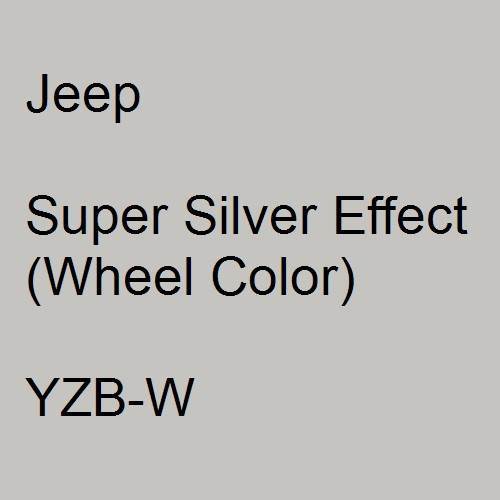 Jeep, Super Silver Effect (Wheel Color), YZB-W.
